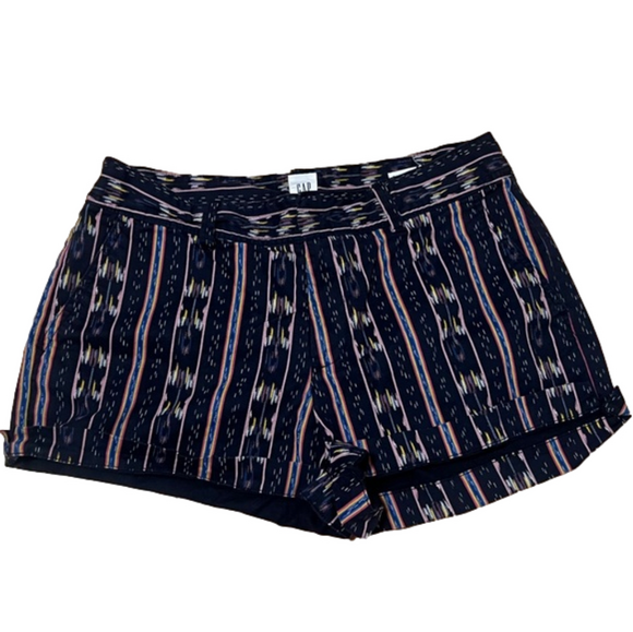 GAP Pants - 2 for $10 | Navy Blue Gap City Shorts Size 6 Southwest Print